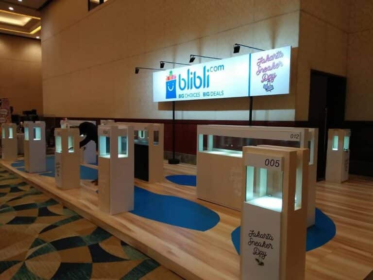 Booth Pameran BliBli.com | Jakarta Sneakers