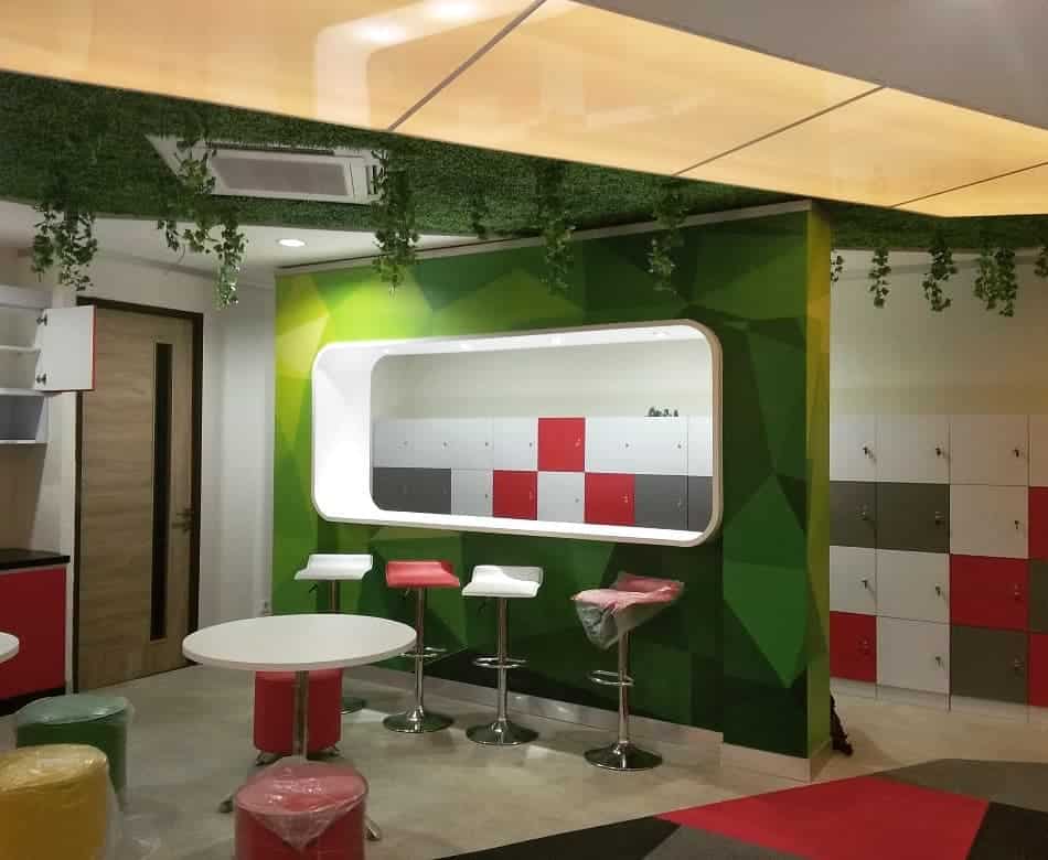 Furniture Sofa Break Room Kantor Infomedia Bogor