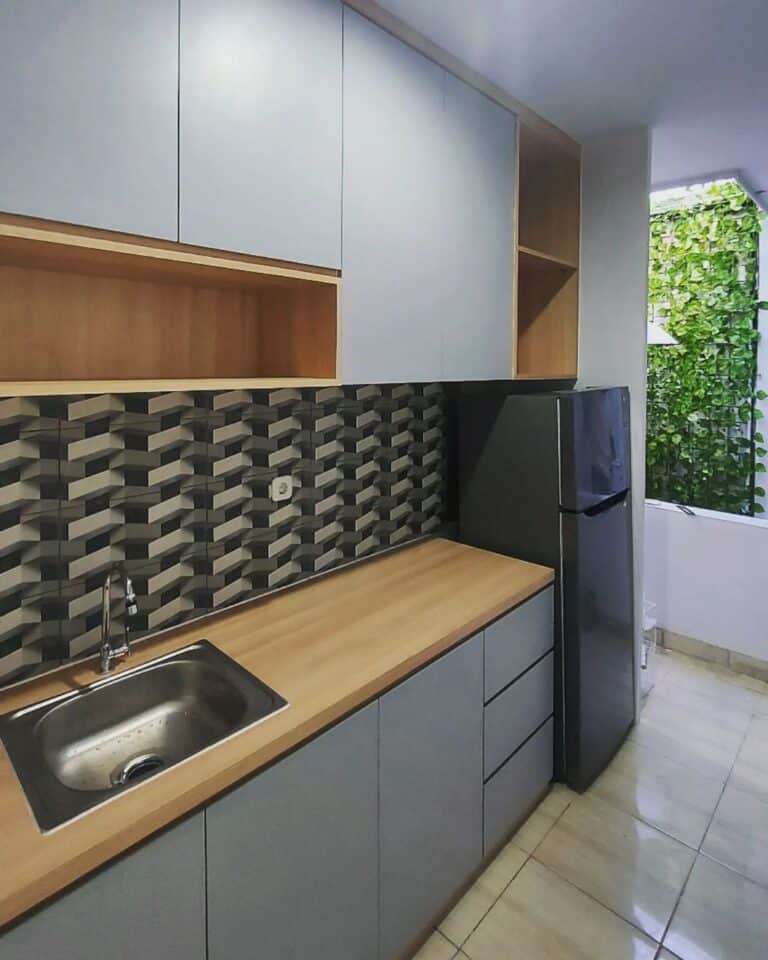 Kitchen Semi Outdoor di Cibubur 01