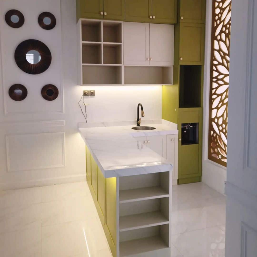 Kitchen Set | Kuning Minimalis | Pondok Gede 01